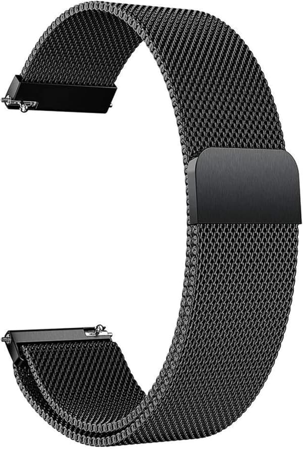 Metal Mesh Watch Strap, Replacement Strap with Magnetic Clasp, 20mm