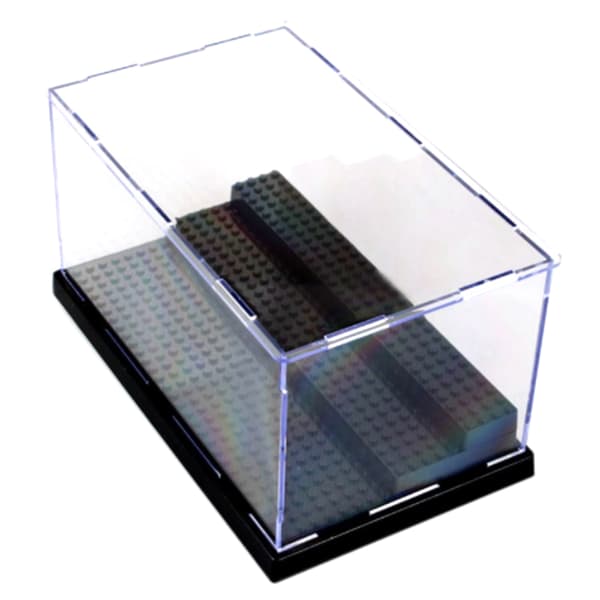 Acrylic Display Case with 3 Tiers, Dustproof Display Cabinet for Building Blocks