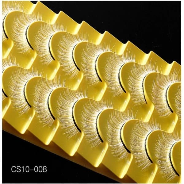 Hvite øyevipper Cosplay Løsvipper CS10-008 CS10-008 CS10-008