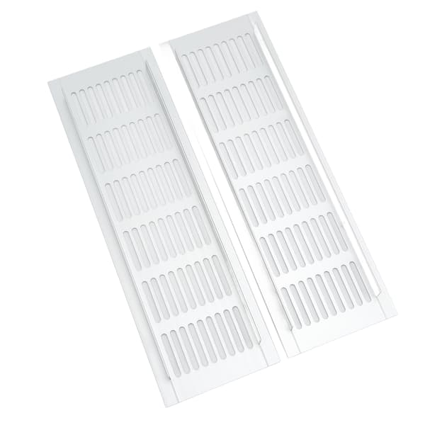 Aluminiumlegeret Sølv Ventilationssgitter Dæksel til Skab RV Camper 80x250mm