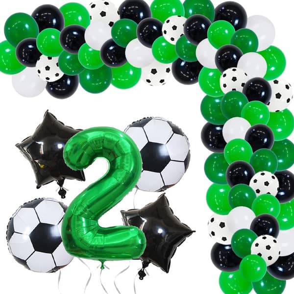 Fodbold Aluminiumfolieballon-Nummer 2