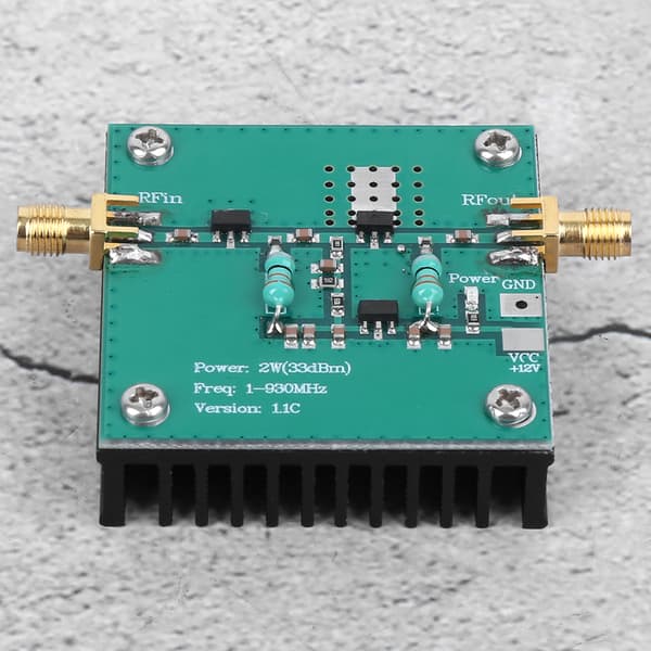 RF Broadband Power Amplifier Module SMA Female 1-930MHz 2.0W