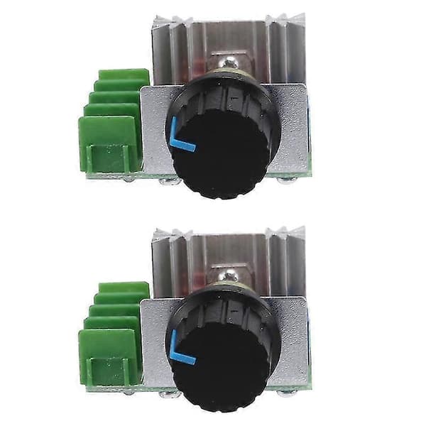 AC Motorhastighetsregulator - 2 stk, 220V 2000W, Justerbar effektkontroll