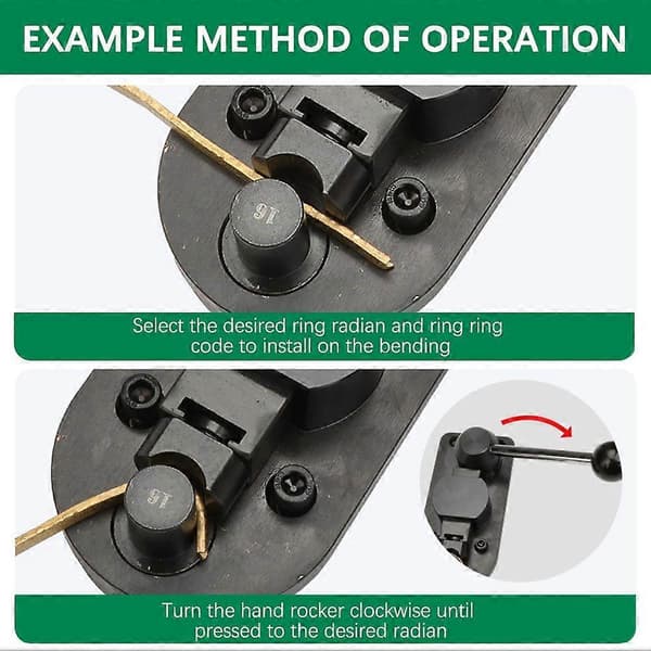 [LCS] Powerful Ring Bending Tools for Jewelry Making, Beginners, Professionals, Multifunctional, Easy to Use D D