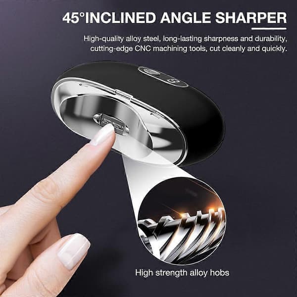 Electric Nail Clipper, Electric Nail Trimmer with 3 Speeds, Automatic Nail