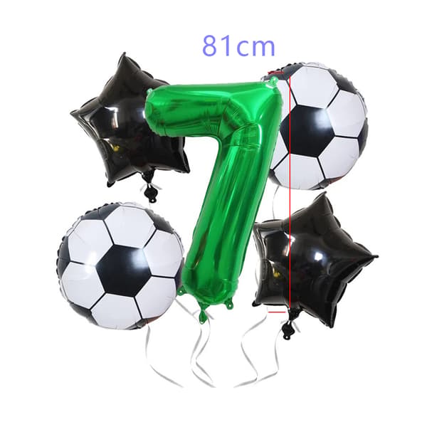 Fodbold Aluminiumfolieballon-Nummer 7