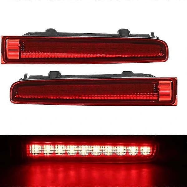 2 Pcs Car Third Brake Light Barn Door Rear Brake Light High Mounted Stop Light For- T5 T6 For 2003-2016 Red