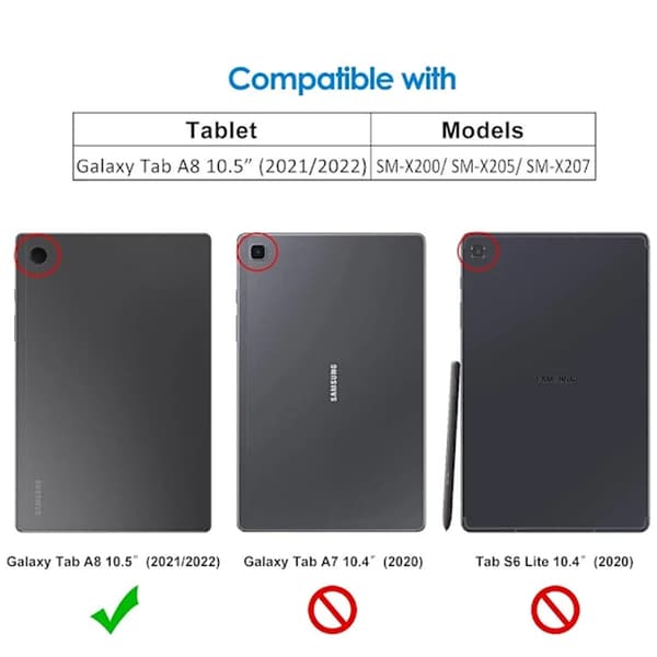 Suitable for Samsung A8 mobile phone case, foldable black protective case
