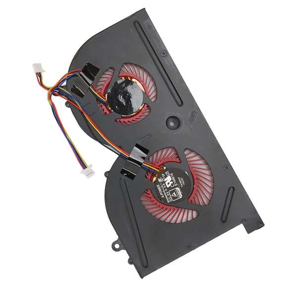 CPU GPU Køleventilator 4-benet Hurtig Varmeafledning Laptop Køleventilator til MSI GS63VR til GS63 til GS73 til GS73VR til MS 17B1 GPU