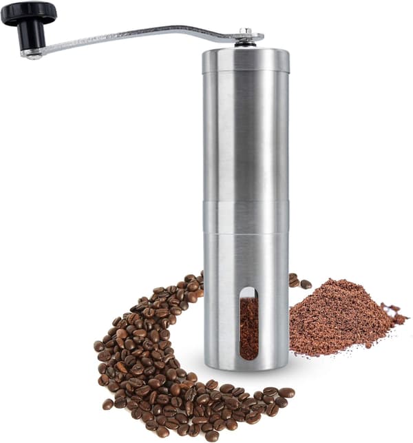 Kaffekværn – rustfrit stål, justerbar, holdbar