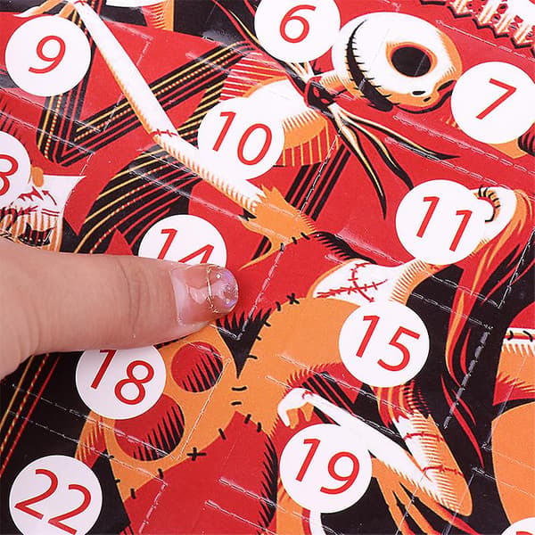 24 st Halloween Doll Advance Calendar Blind Box Present Nedräkningskalender Rum Leksak C