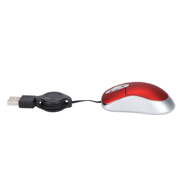 Wired Mouse Portable 1600DPI Optical Resolution USB Mice 3-Way Wheel Design Computer Accessories