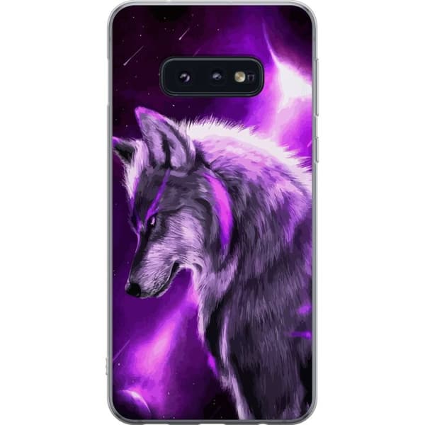 Kompatibelt mobildeksel til Samsung Galaxy S10e Lilla Ulv
