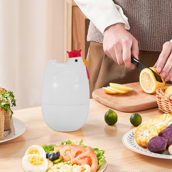 Chicken-shaped Steamer for 1 Boiled Egg, Mortar, Microwave, Egg Cooker, Cooking Tool, Kitchen Utensil, Accessory, Tool