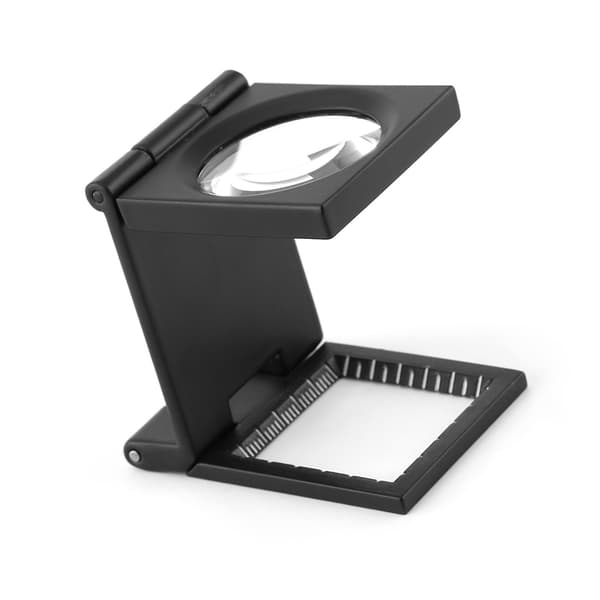 Rankomu Foldable Linen Tester 2.0X C-Mount Zoom Lens, Industrial Microscope Camera Lens, Microscope Parts, Compatible with Various Models
