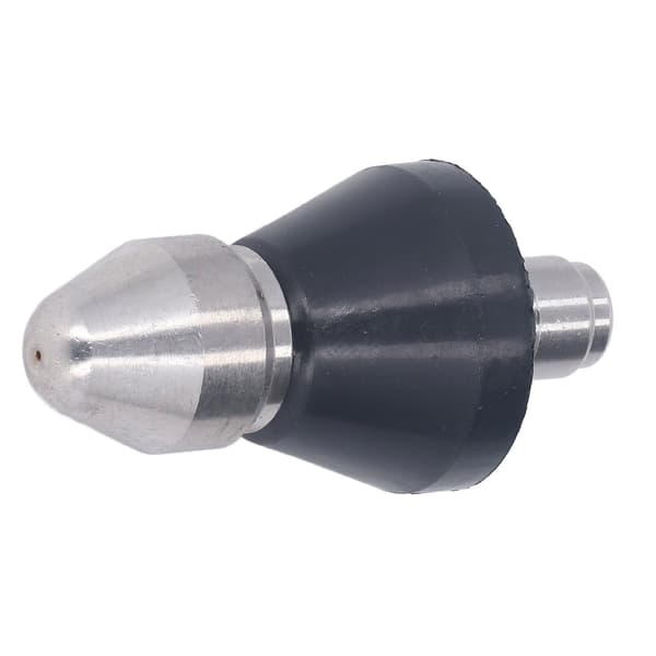 Højtryksrenser Turbo Dyse 5000PSI Rustfrit Stål Kompakt Erstatning 1/4in NPT 6 Huller