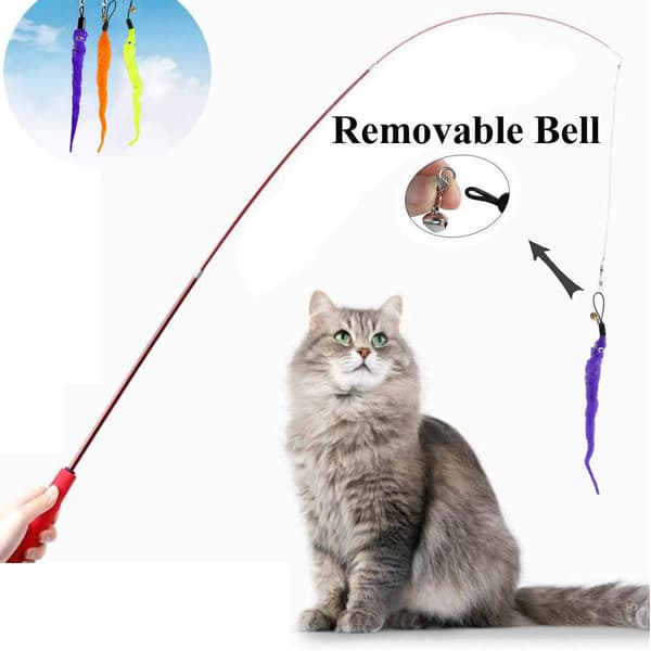 Replacement String for Cat Toy, Eco-Friendly Material, Large-Eyed Dragonfly Design Teaser Toy Stimulates Cat's Interest