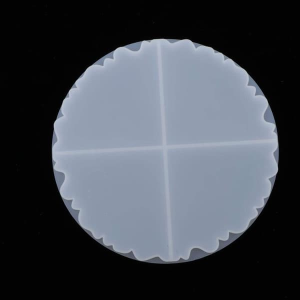Reusable Epoxy Molds, Geode Stone Slice Flexible Silicone Mold for DIY Resin Crafts, Irregular Shapes Resin Casting Trays with Smooth Surface, High