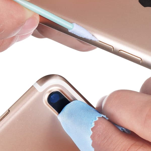 17-piece Mobile Phone Cleaning Kit, Headphone Jack Cleaning Kit Compatible with iPhone, Samsung Galaxy, iOS and Android, LG, Motorola