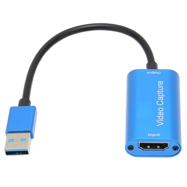 Video Capture Card USB3.0 4K HD Multimedia Interface Capturer till USB för Streaming Spel Live Undervisning Eller Konferens