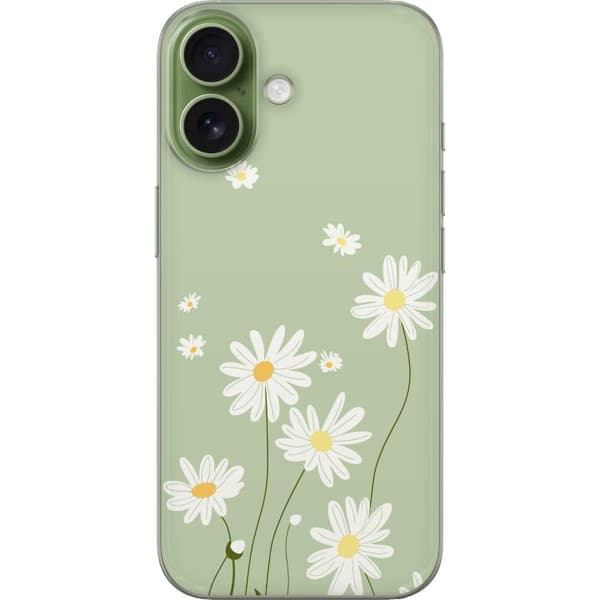 Compatible Mobile Case for Apple iPhone 17 Daisies – floral pattern in Swedish summer style