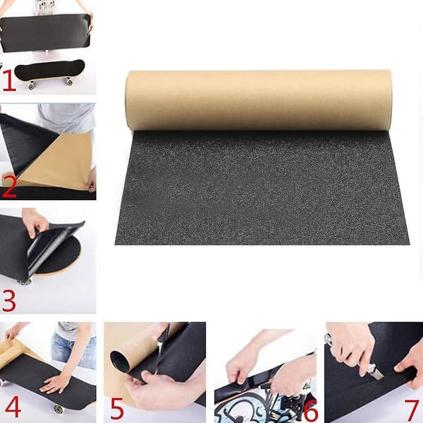 110x 27cm Vandtæt Skateboard Skøjte Longboard Sandpapir Griptape