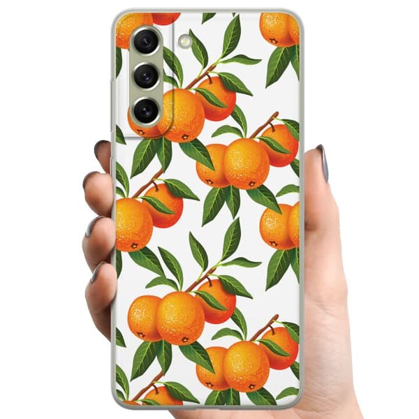 Compatible Mobile Case for Samsung Galaxy S21 FE 5G Orange