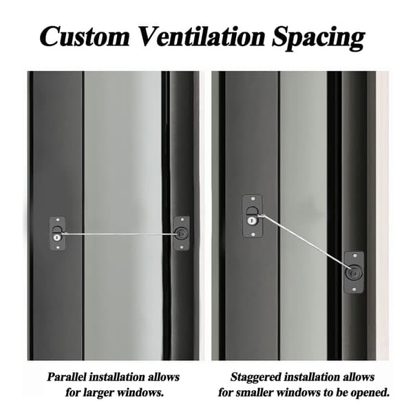 2-pack Refrigerator Lock - Combination Lock for Refrigerator, Child Safety Window Lock, Lock Refrigerator Door Cabinet Window