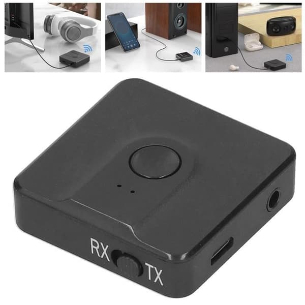 Bluetooth 5.0 sender/mottaker - 2-i-1 trådløs lydadapter sender og mottaker for PC, TV og telefon HB017[DB]