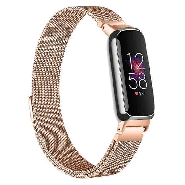 Smart Watch Armbånd til Fitbit Inspire 3 Rustfrit Stål Magnetisk Milanesisk Metal Mesh Armbånd