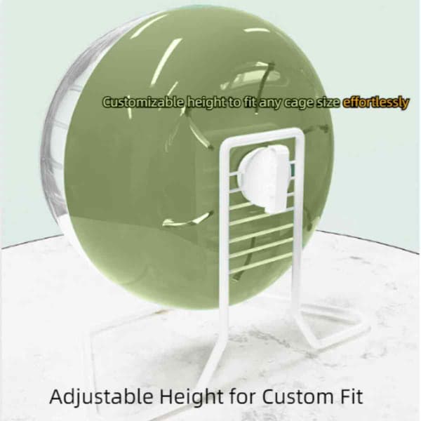 Hamster Paradise, Silent Hamster Wheel, for Stress-Free Exercise, Green, Reasonable Size