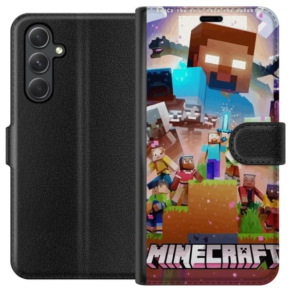 Kompatibelt lommebokdeksel til Samsung Galaxy A05s Minecraft