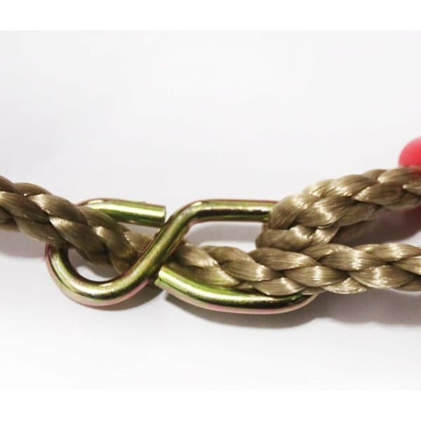 Barnsitsgunga med rep, flexibelt EVA-material, 66x14cm, maxlast 150kg (grön)