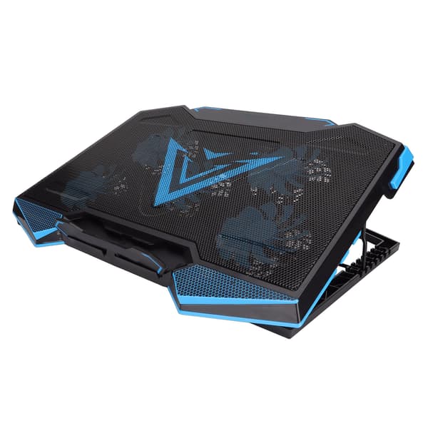 Laptop Cooler Adjustable Angle Five Fans Strong Deep Heat Dissipation Silent Laptop Cooler for Laptops Under 19 Inches