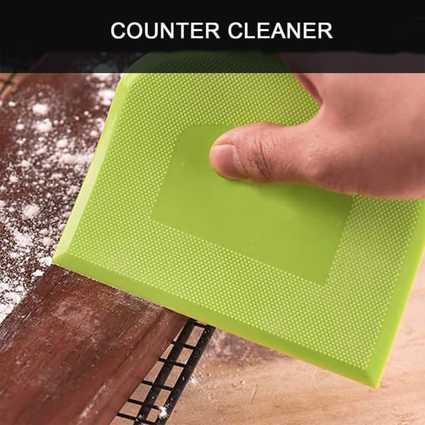 Multifunctional Scraper, Food-Safe Plastic Bench Scraper for Flexible Dough Cutting, Non-Stick Material for Easy Cleaning, Suitable for