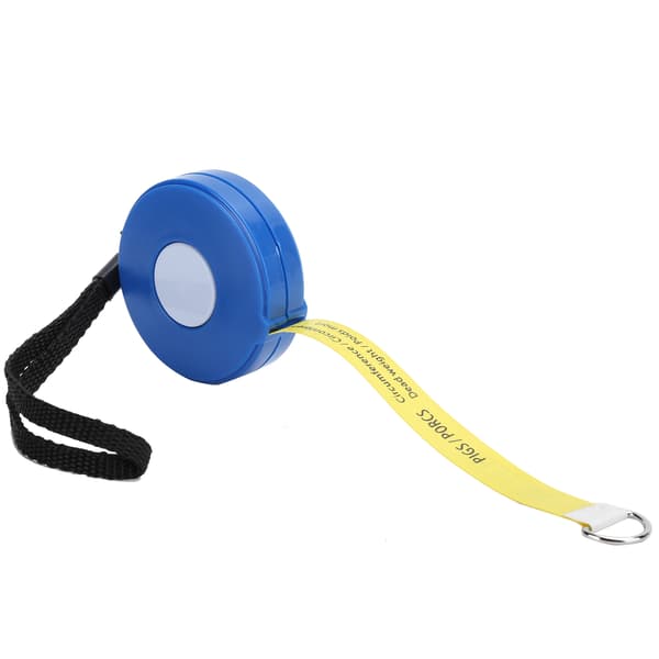 Tear-Resistant Livestock Weight Measuring Tape, Portable Retractable Measuring Tool with Girth-to-Weight Conversion, Automatic Retractable Tape Measure for