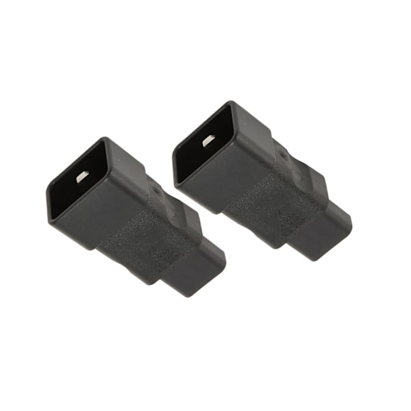 2 stk. IEC320 C20 til IEC320 C13 strømadapter Plug Play til UPS PDU-server