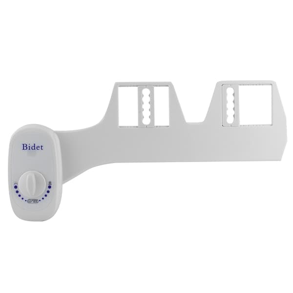 Manual Bidet Sprayer, Non-Electric, Self-Cleaning, Single Nozzle Attachment, White 7 8