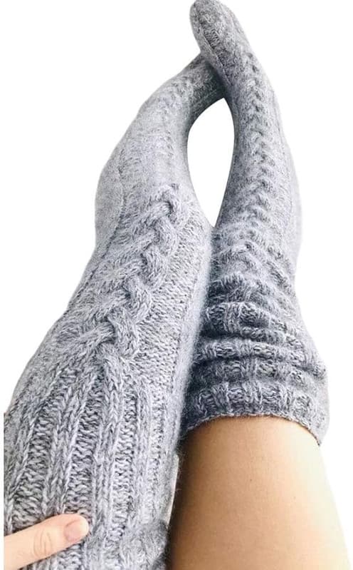 Snuggs Cozy Socks Long Knee-High Snuggle Paws High Socks