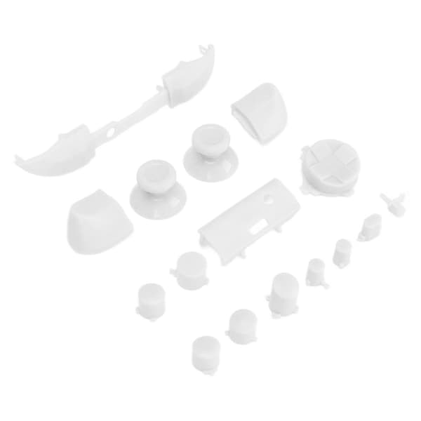 Komplett Knappsett for Spillkontroll Erstatningshåndtak Tilbehørssett for Xbox Series X Hvit