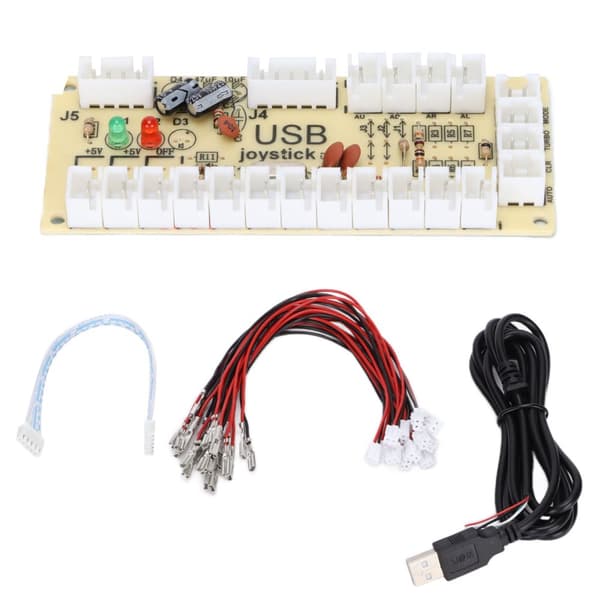 Null forsinkelse USB Arcade Game Controller-koder for PC/MAME/Raspberry Pi – RetroQM070916 (Enkel)