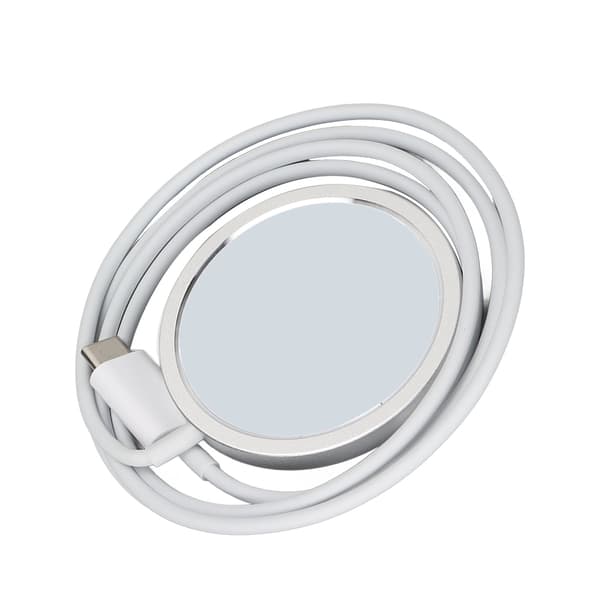 15W magnetisk trådløs ladeplate for iPhone 13 Pro 12 Pro hvit