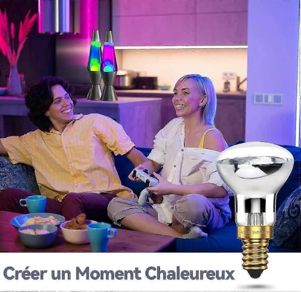 【LD】Lava lamp 25w E14 R39 Warm White Reflector Bulb SES Small Edison Screw Bulb Spotlight (4-pack) [jkw]