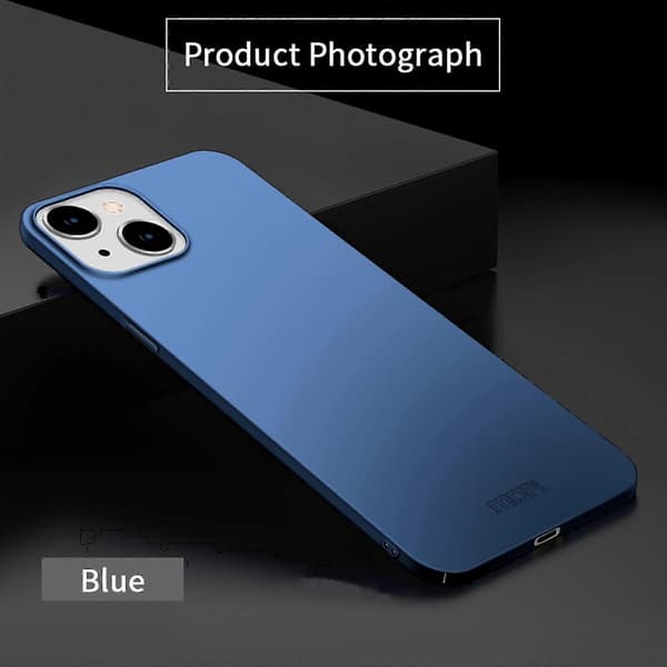 Mofi Frosted PC Ultratynt Hardt Deksel til iPhone 15 Pro Blå Blue