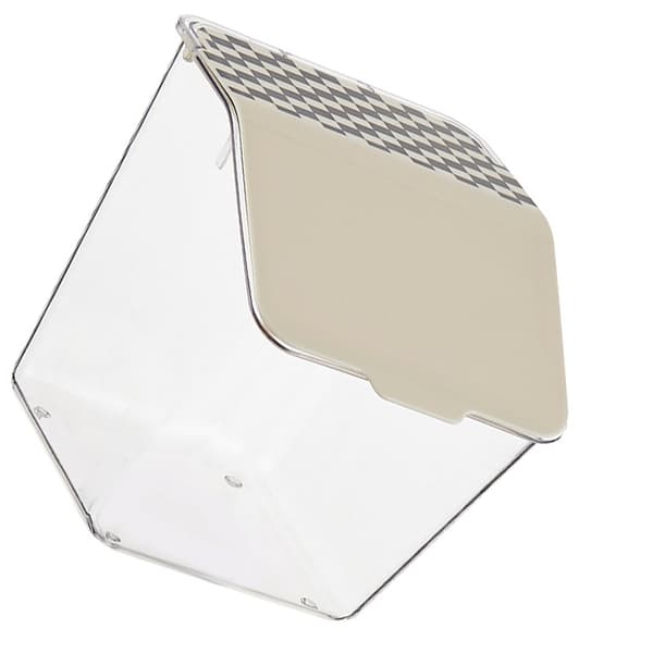 Wall Mounted Garlic Container Stylish Transparent Food Garlic Holder for Onion Kitchen 1pc