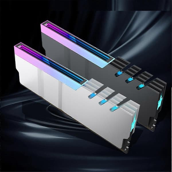 Dator DDR4 DDR5 5V ARGB Sync Hukommelseskøler PC RGB Farverig RAM Køleplade Køling Shim Armor Sølv Hvid