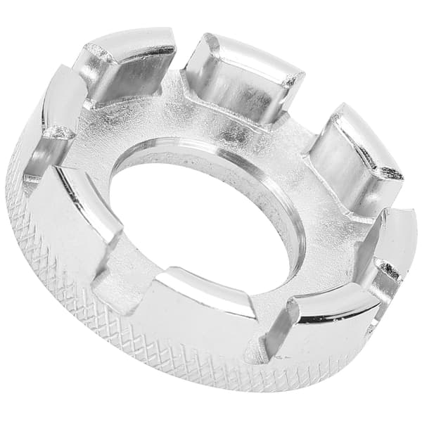 Bicycle Mirror 8-Way Spoke Wrench Bike Truing Tool Silver