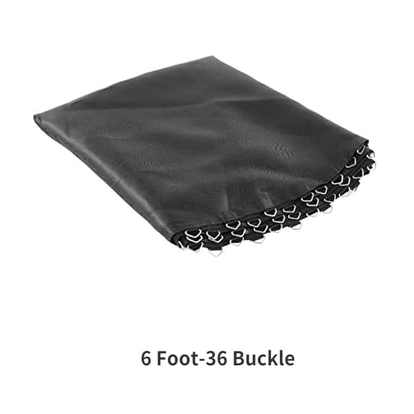Trampoline Replacement Mat, Fits 6FT Frame with 42 V-Rings, Solid Strong Spring Compatibility, Heavy-Duty Stitch-Reinforced Edge, UV-Resistant
