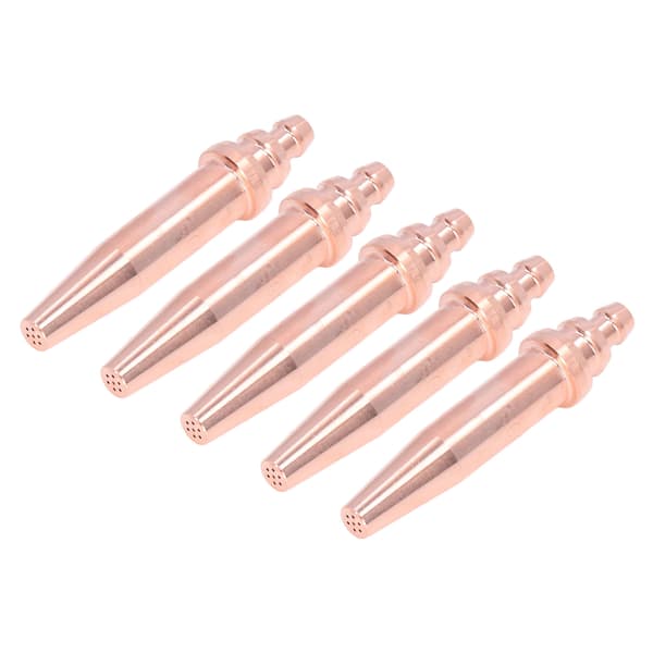5 PCS Isobaric Cutting Tips Acetylene Torch Nozzle Replacement Gas Welding Consumables G02-0