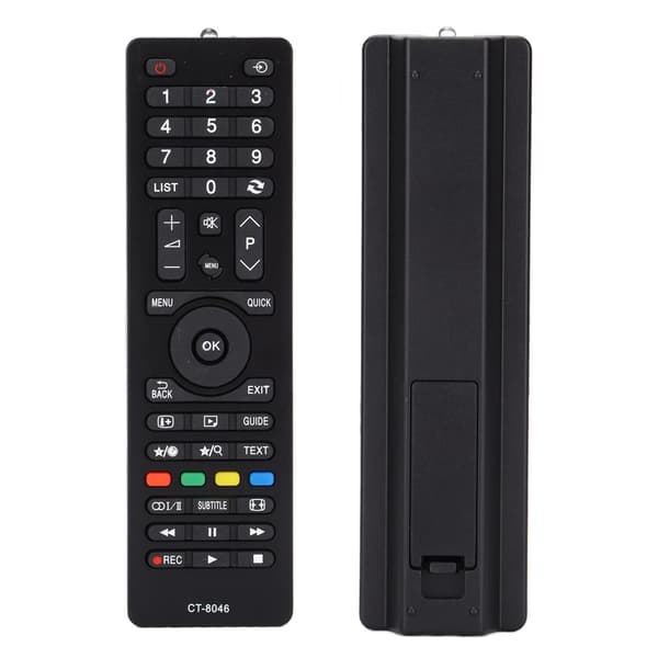 CT‑8046 Erstatningsfjernkontroll Holdbar Erstatningsfjernkontroll for Toshiba 32D1533DB TV